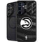NBA Atlanta Hawks Black Animal Print Galaxy S24 Plus Kickstand Case